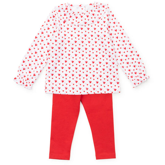 Lulu Legging Set - Heart to Heart Pink