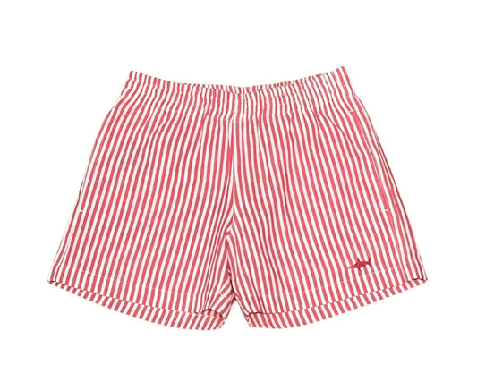 Naples Shorts Red Seersucker