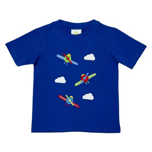 Airplane Harry's Play Tee - Royal Blue