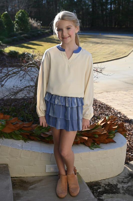 Luna Skirt - Blue Shimmer