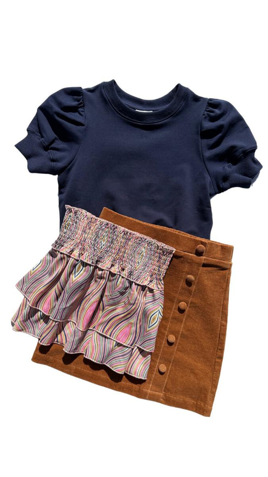 Scottie Skirt - Peacock