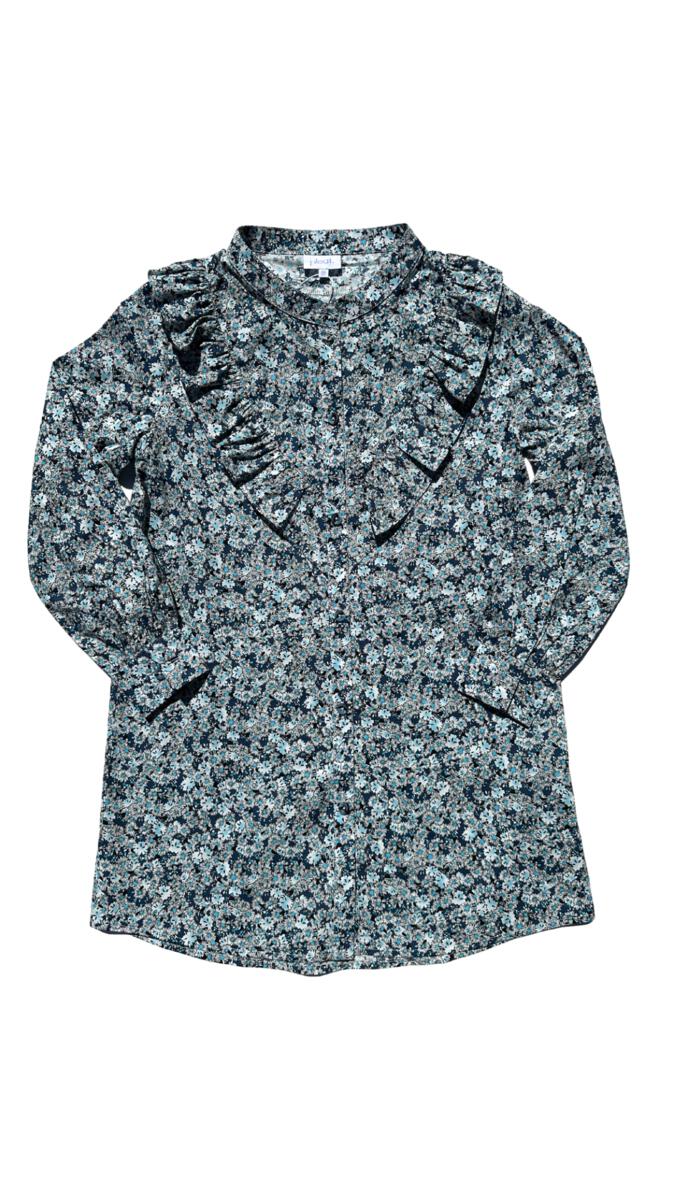 Annie Dress - Blue Floral