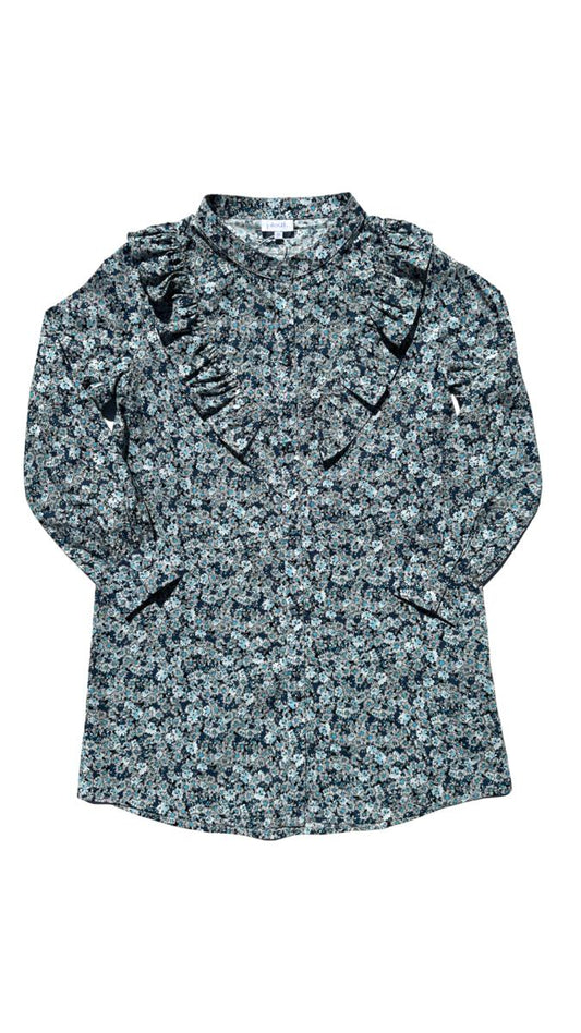 Annie Dress - Blue Floral
