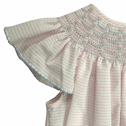 Pink and White Stripe Angel Wing Bishop
