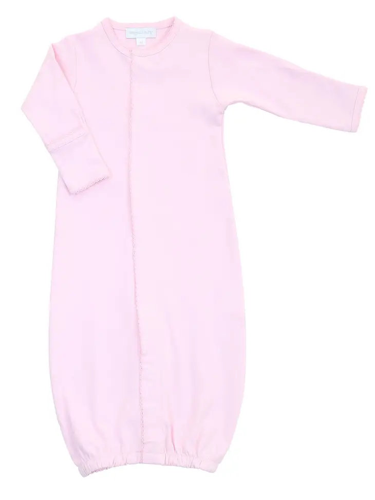 Essentials Solid Converter Gown - Pink - Hotchpotch Kids