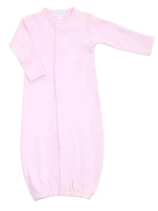 Essentials Solid Converter Gown - Pink - Hotchpotch Kids