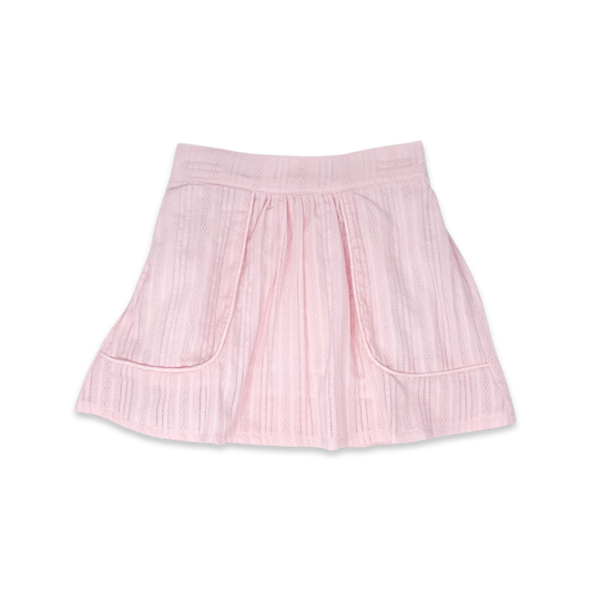 Isabella Skirt - Pink Linen