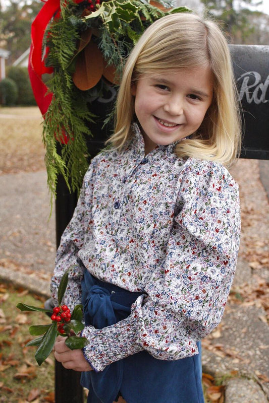 Blake Blouse - Winter Floral