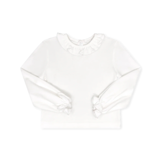 Bella Blouse Long Sleeve - Park White