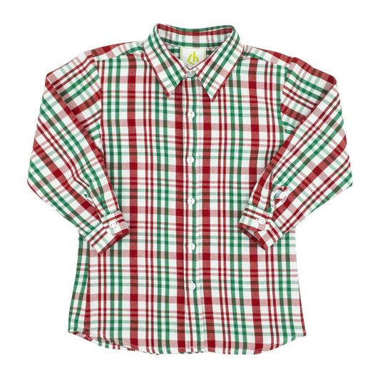 Alton Button-Up Shirt - Sleigh Plaid