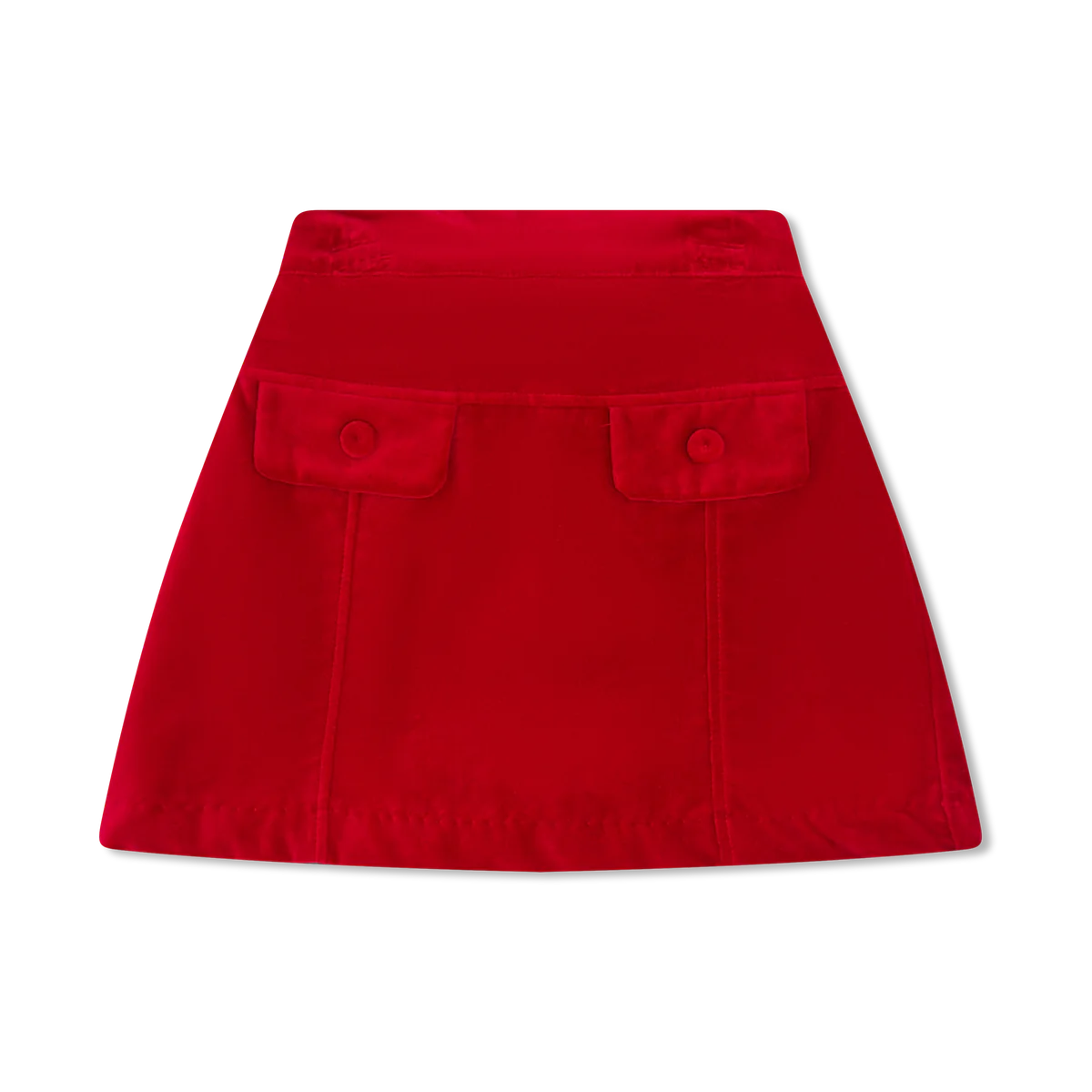 Claire Skirt - Ruby Red Velvet