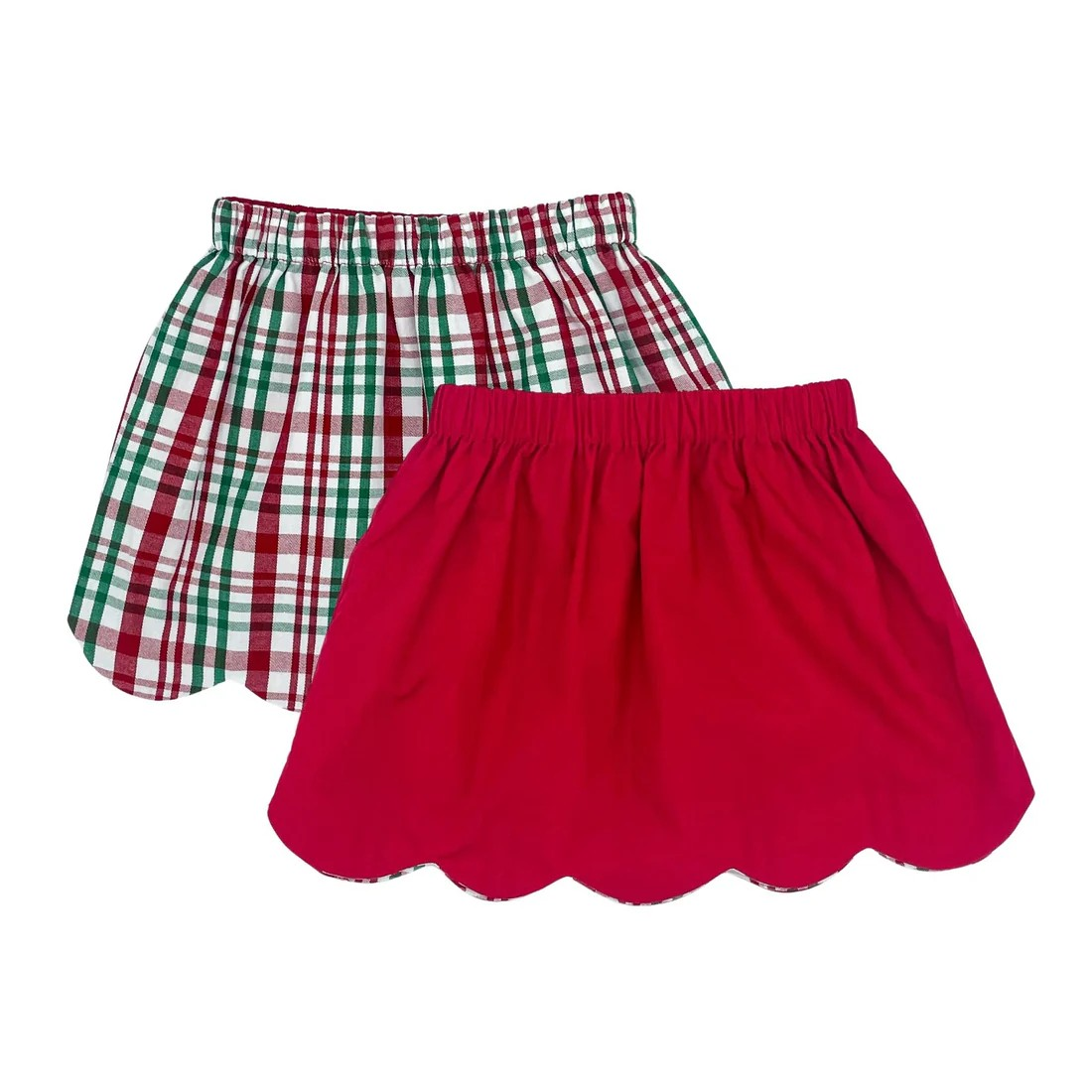 Kendall Reversible Skirt - Sleigh Plaid