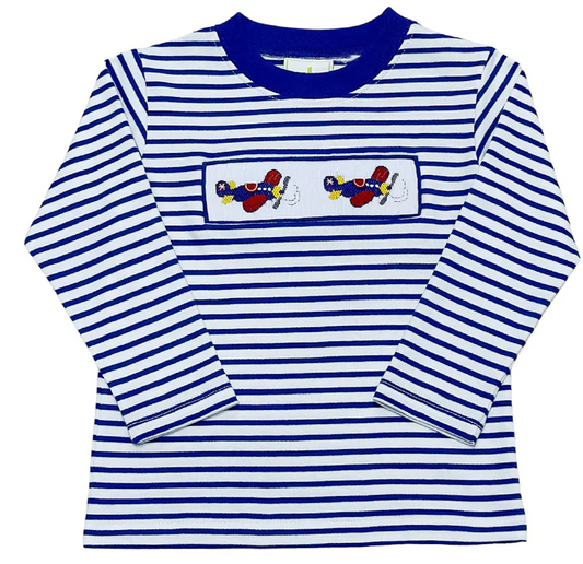 Airplane Harry's Play Tee - Royal Blue