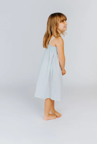 Sonny Dress, Bit of Blue - Hotchpotch Kids