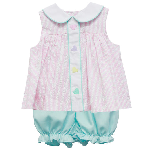 Heart Marietta Bloomer Set - Hotchpotch Kids