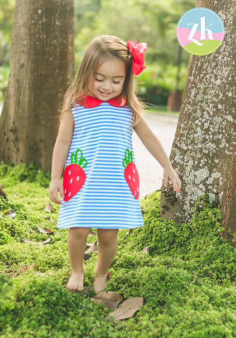 Strawberry Little Girls Dress