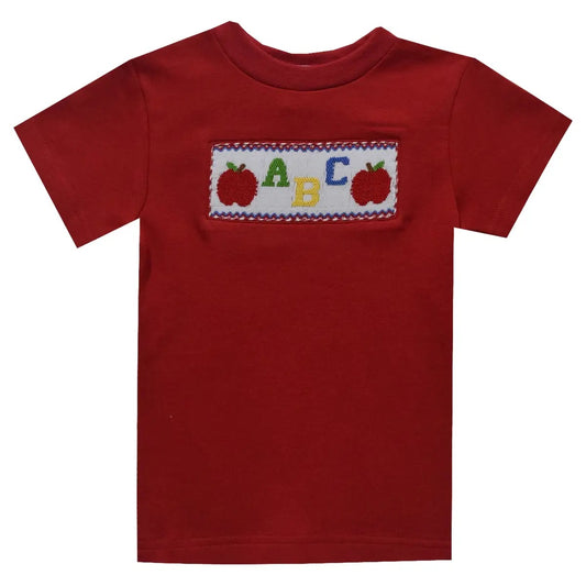 ABC Apple Smocked Boys Tee - Hotchpotch Kids