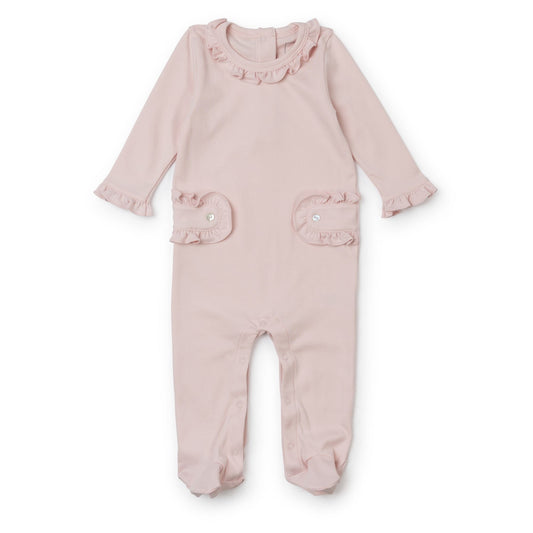 Lucy Romper, Light Pink - Hotchpotch Kids