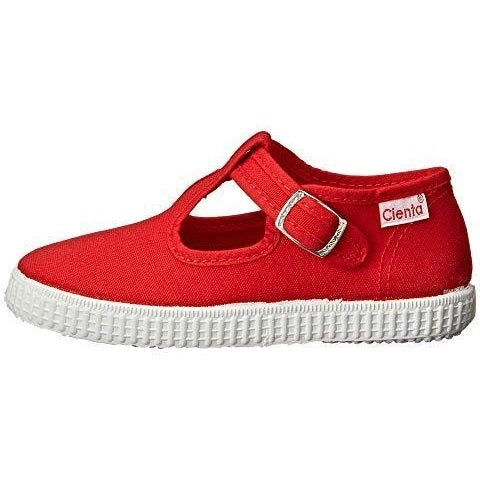 Cienta T-Strap - Red - Hotchpotch Kids