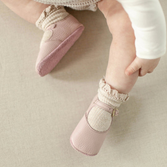 Soft Soled Mary Jane - Peony - Hotchpotch Kids