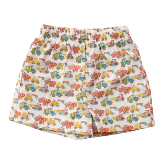 Retro Shorts- Tons of Trucks - Hotchpotch Kids